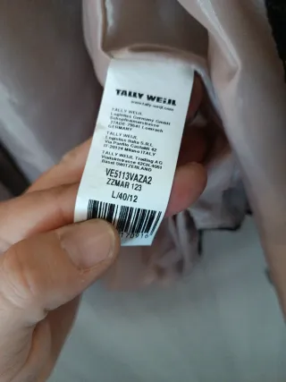 Blazer donna nero e oro