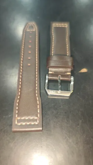 Cinturino IWC in pelle marrone 21mm