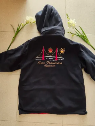 Chaqueta Hombre Talla M Azul y Roja