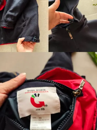 Chaqueta Hombre Talla M Azul y Roja