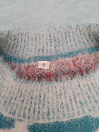 Jersey Navidad Reindeer & Snowflake Talla S