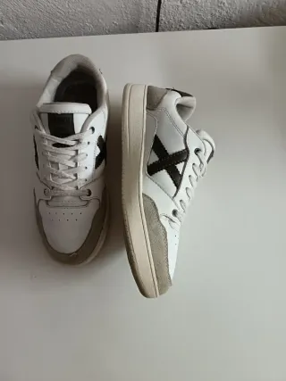 Munich N41 Zapatillas Deportivas Blancas y Grises
