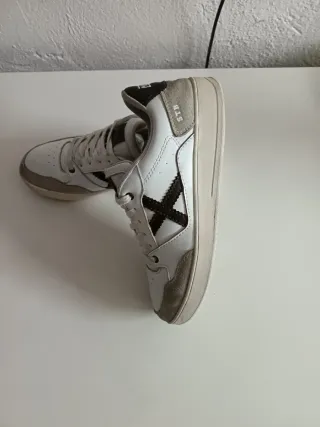 Munich N41 Zapatillas Deportivas Blancas y Grises