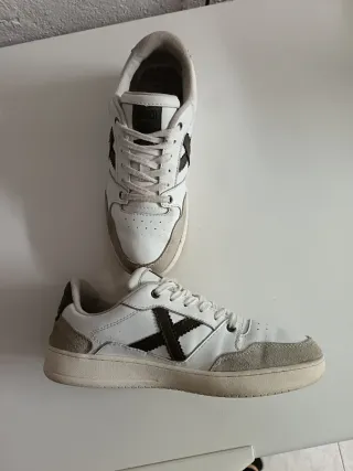 Munich N41 Zapatillas Deportivas Blancas y Grises