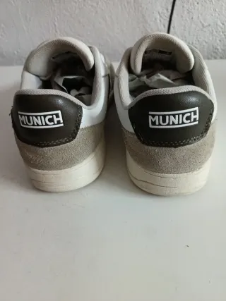 Munich N41 Zapatillas Deportivas Blancas y Grises