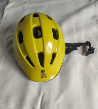 Casco bici infantil amarillo