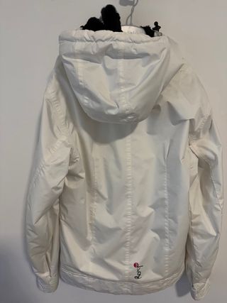 Abrigo Nieve Roxy Blanco y Negro