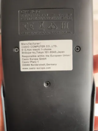 Calculadora Casio DC 1.5V