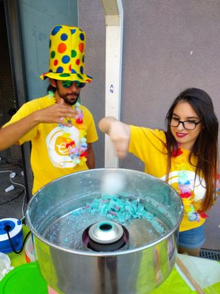 ALQUILER máquina algodón de azúcar