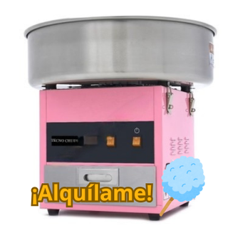 ALQUILER máquina algodón de azúcar