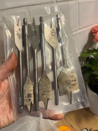 Pack 6  Brocas Planas Pala