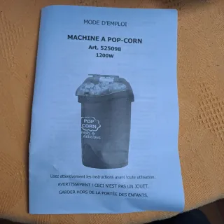 Macchina per popcorn rossa