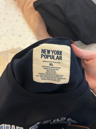 Sudadera New York Azul Marino