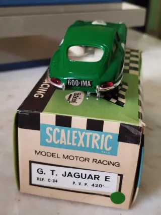 Scalextric Jaguar E C34 EXIN, sin caja 65€