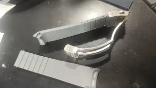 Correa Caucho Longines Hydroconquest 21mm Gris