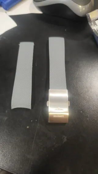 Correa Caucho Longines Hydroconquest 21mm Gris