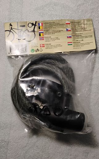 Candado cadena para bicicleta,patinete, moto,120cm