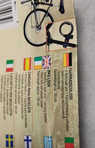 Candado cadena para bicicleta,patinete, moto,120cm