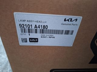 Faro Izquierdo Hyundai Kia 92101A4180