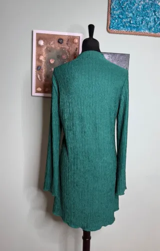 Abito verde foresta elasticizzato taglia m