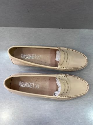 Mocasines de Piel Beige Tallas 37-39 Nuevos