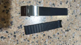 Correa Longines Caucho 19mm Hydroconquest Negra