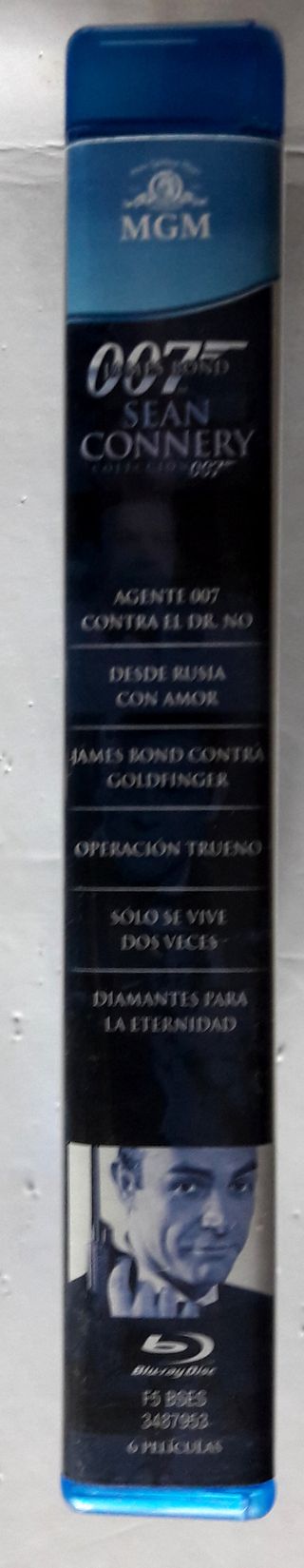 Pack James Bond/Sean Connery 6 peliculas Blu Ray