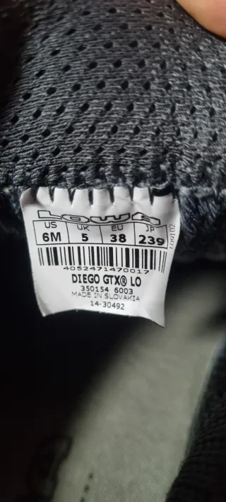 Zapatillas Lowa Gore-Tex Talla 38