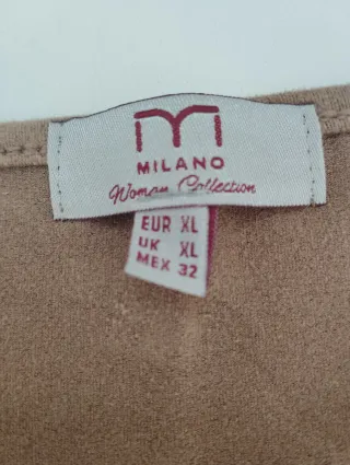 Camiseta sin mangas marrón mujer