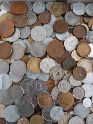 Lote Monedas Colección Variada mas de 700 monedas