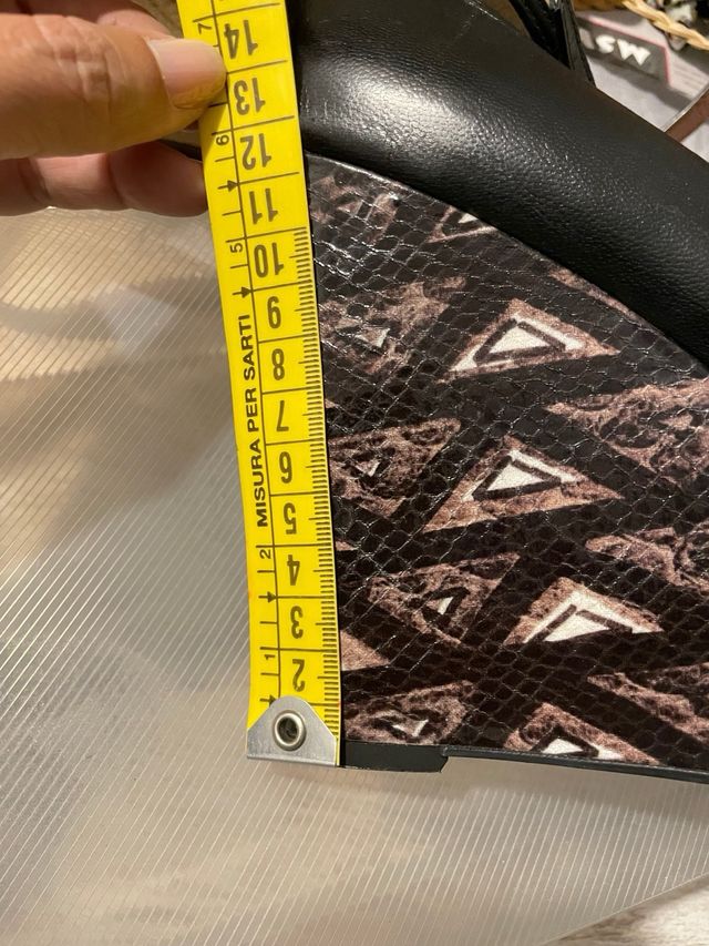 Cuñas Nine West Negro y Multicolor