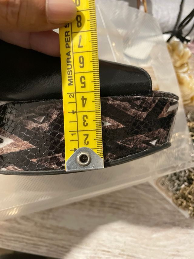 Cuñas Nine West Negro y Multicolor