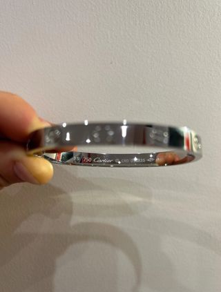 Pulsera Cartier Love Oro y Plata