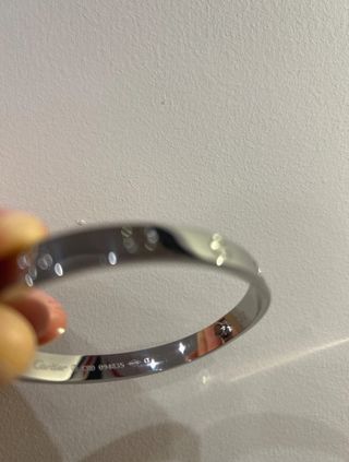 Pulsera Cartier Love Oro y Plata