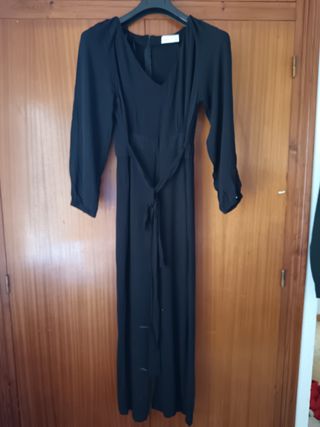 Mono negro manga larga