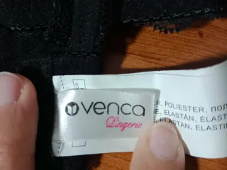 Sujetador encaje negro