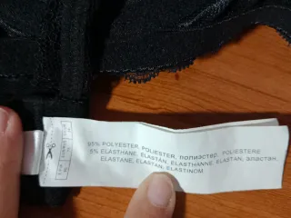 Sujetador encaje negro