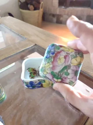 Cajita joyero Macao floral