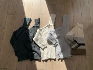 Lote 5 jerseys punto mujer