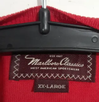 Jersey Marlboro Classics Talla XXL Rojo
