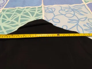 Abrigo de lana negro