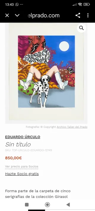 Litografía Eduardo Urculo