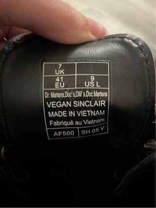 Dr. Martens Vegan Sinclair Botas Negras