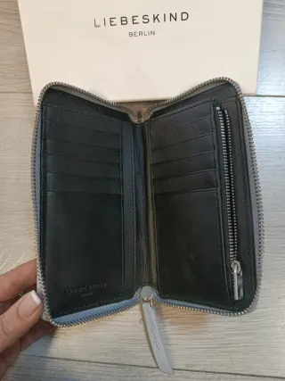 Liebeskind Frieda Monedero M Alice BLue de Cuero