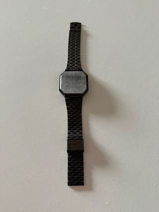 Reloj Nixon Re-Run Negro/Plata