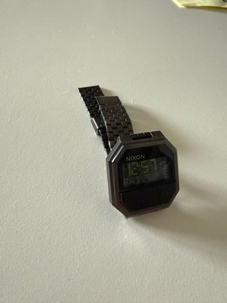 Reloj Nixon Re-Run Negro/Plata