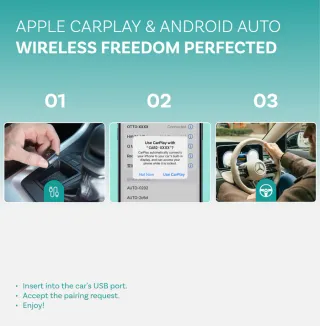 Adaptador CarPlay Android Auto Ottocast