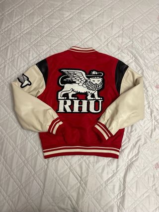 Casaco Rhude x Zara Rhuigi Bomber Vermelho Bege