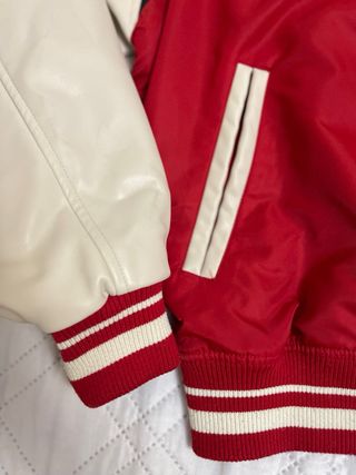 Casaco Rhude x Zara Rhuigi Bomber Vermelho Bege