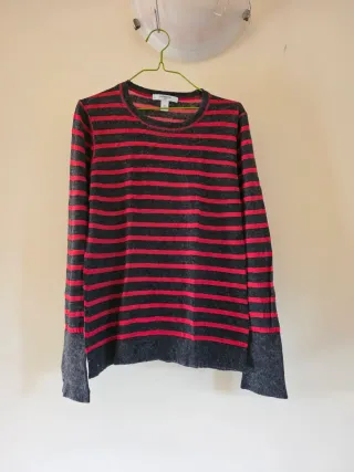 Maglia donna M L Liz Claiborne righe